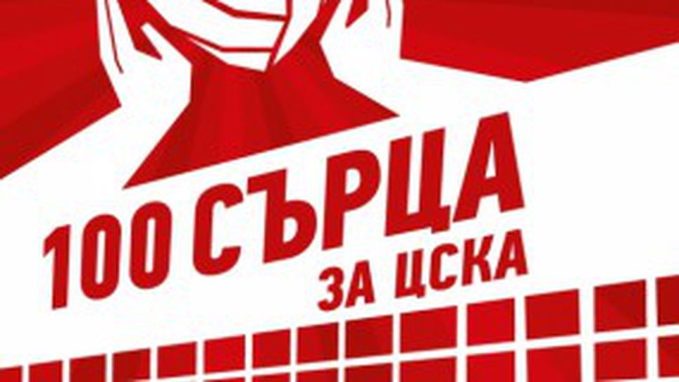 Феновете създадоха песен за 100-те сърца за ЦСКА