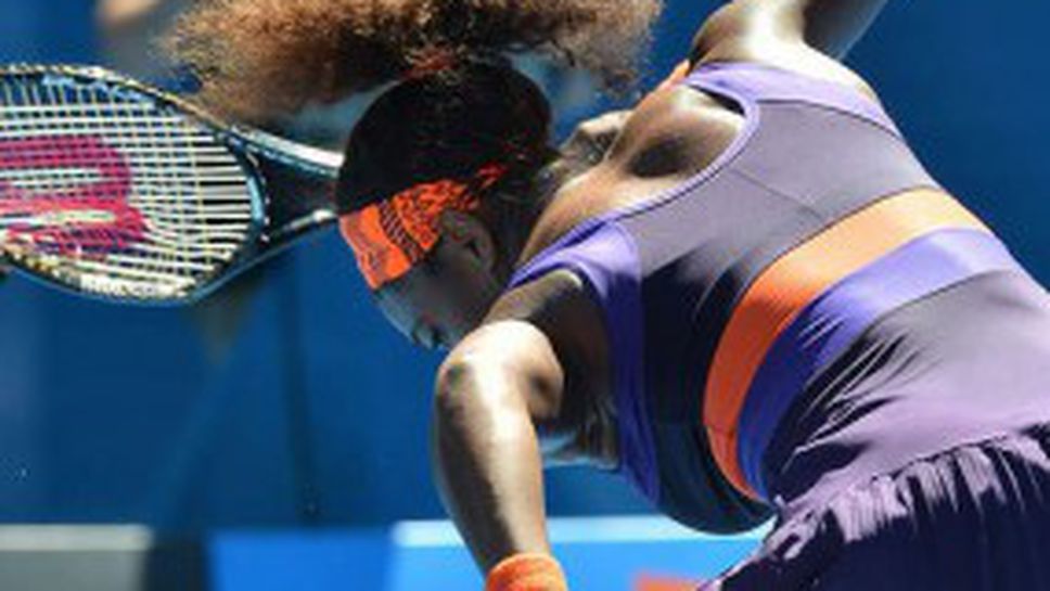 Серина счупи ракетата си след лош ретур (видео)