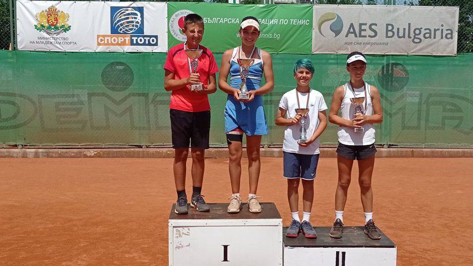 Виктор Атанасов и Никол Иванова – двойни шампиони от ДП до 12 г.