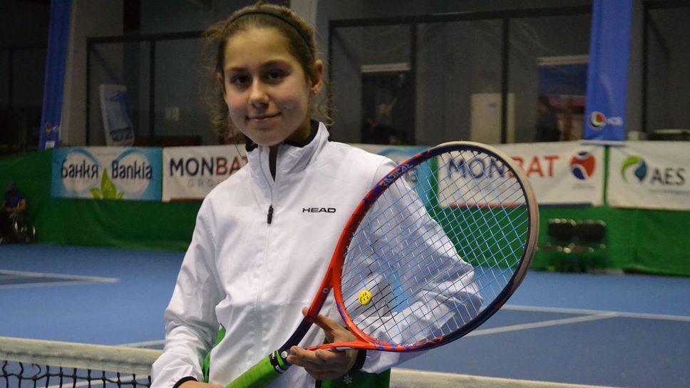 Елизара Янева спечели две титли на Държавното първенство по тенис до 16 години