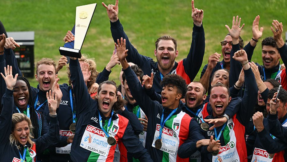 Историческа първа титла за Италия на Европейските отборни първенства по лека атлетика