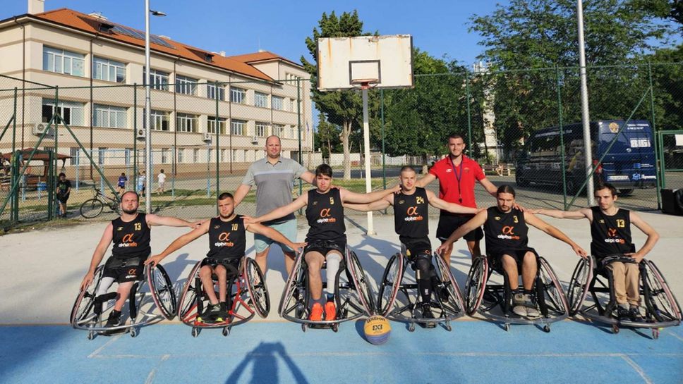 България ще участва на Европейското първенство по баскетбол 3х3 на колички