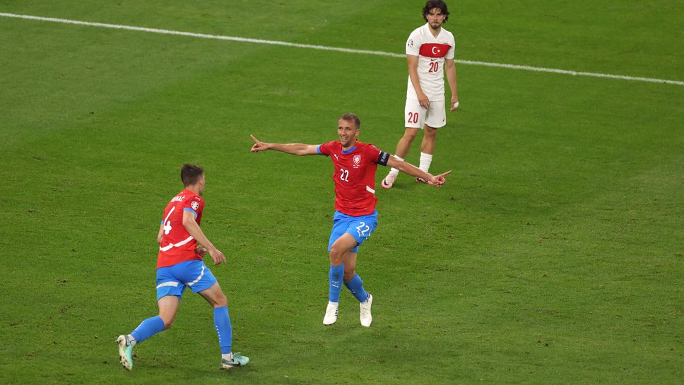 Чехия 1:2 Турция, гол на Тосун