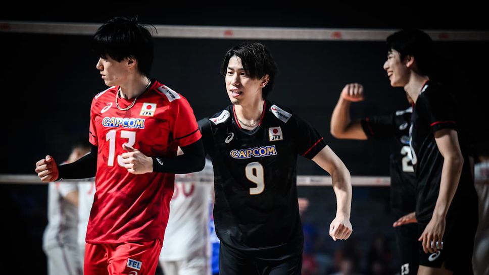 Волейболистите от националния отбор на Япония постигна страхотна 4 а победа