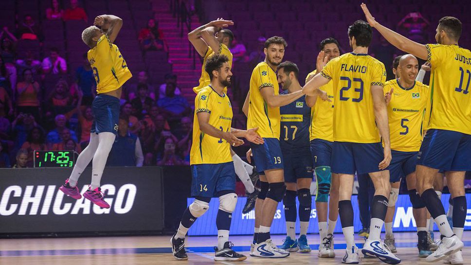 Волейболистите от националния отбор на Бразилия постигнаха лесна 4 а победа