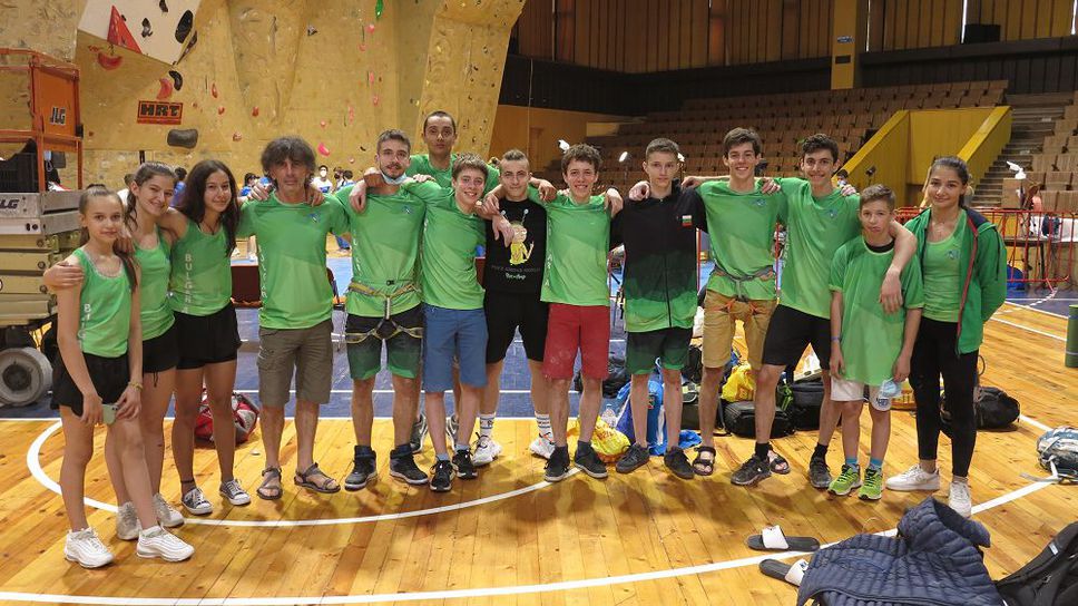 Три титли и сребро за България на Европейската купа по спортно катерене във Велико Търново