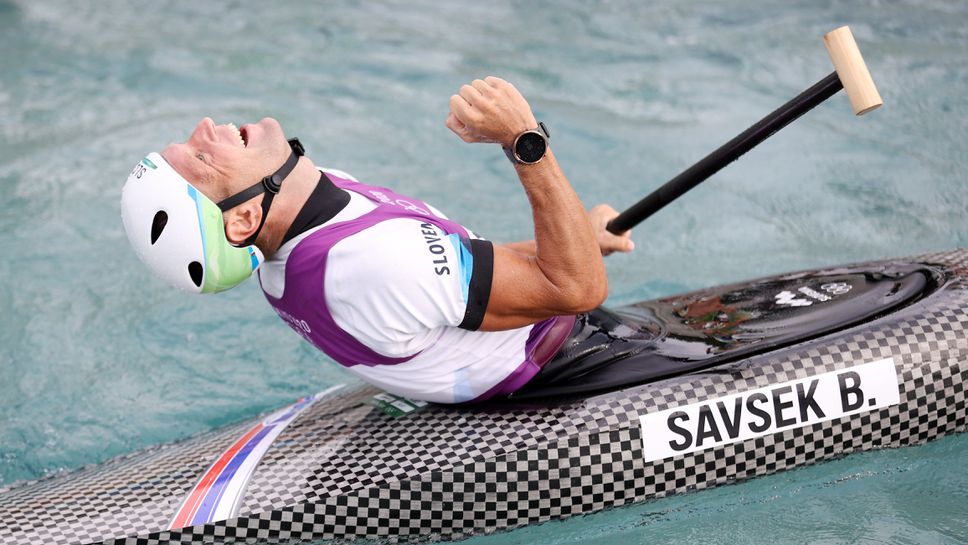Бенямин Савшек от Словения спечели титлата на едноместен каяк в бързи води 🚣🏿‍♀️