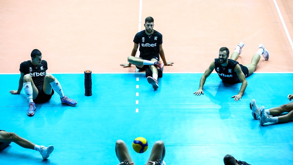 Открита тренировка на мъжкия национален отбор по волейбол на България