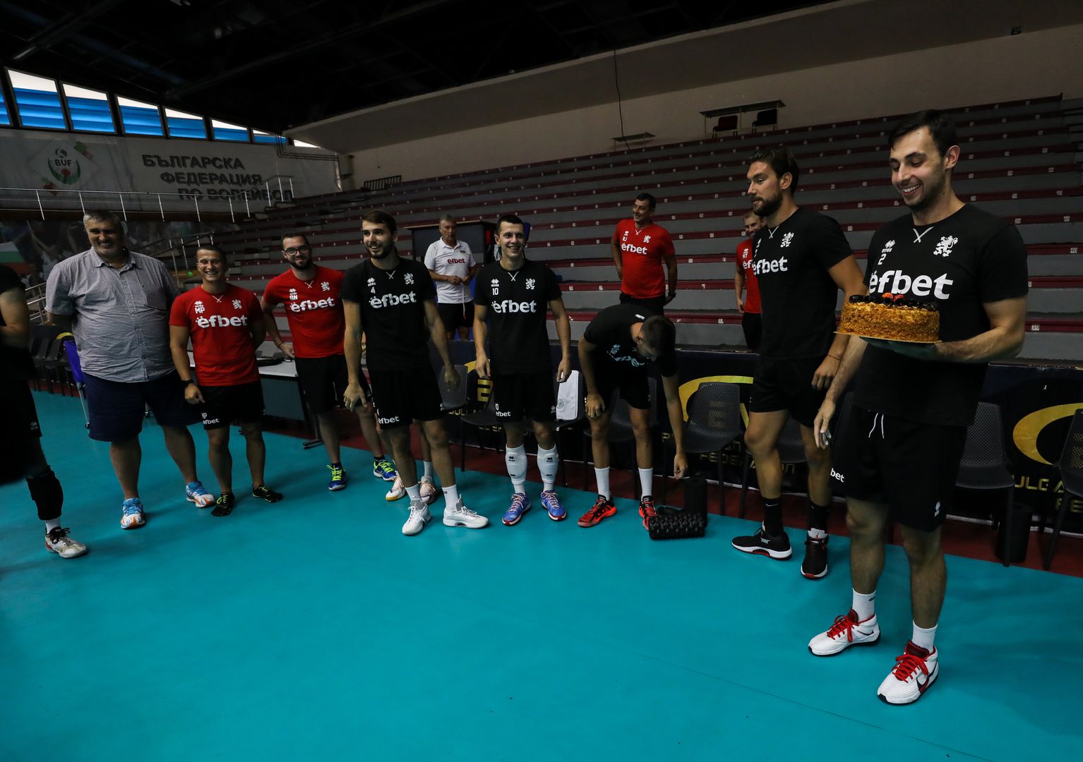 Открита тренировка на мъжкия национален отбор по волейбол на България