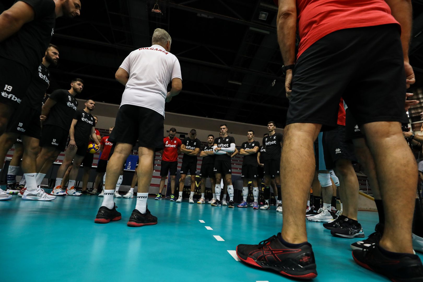 Открита тренировка на мъжкия национален отбор по волейбол на България