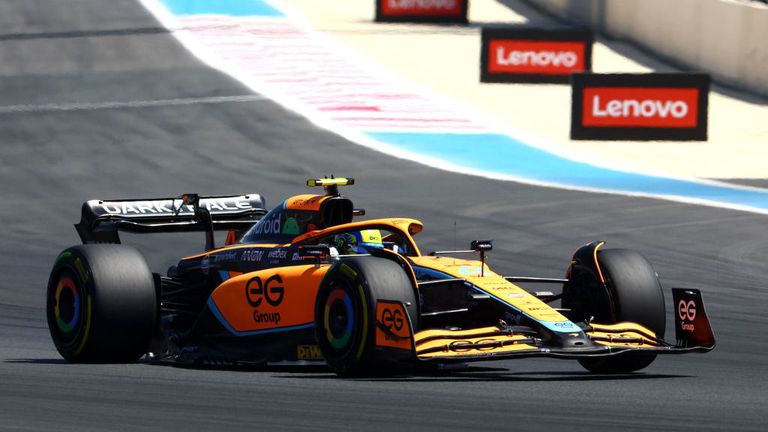Норис кара във Формула 1 от 2019, през миналия сезон