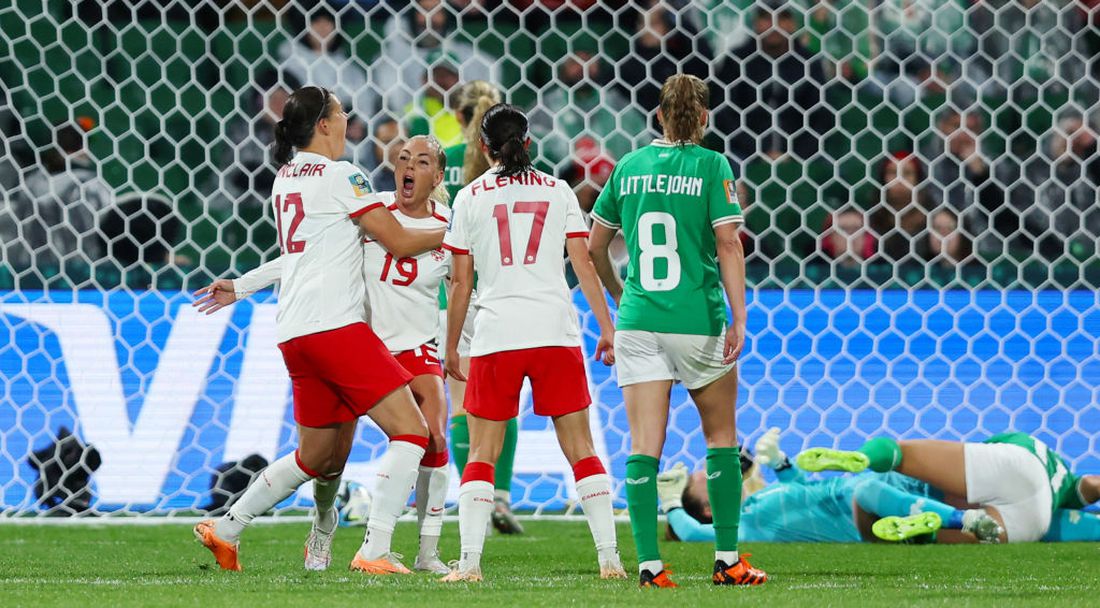 Канада съкруши надеждите на Ирландия за класиране в следващата фаза на Световното първенство за жени