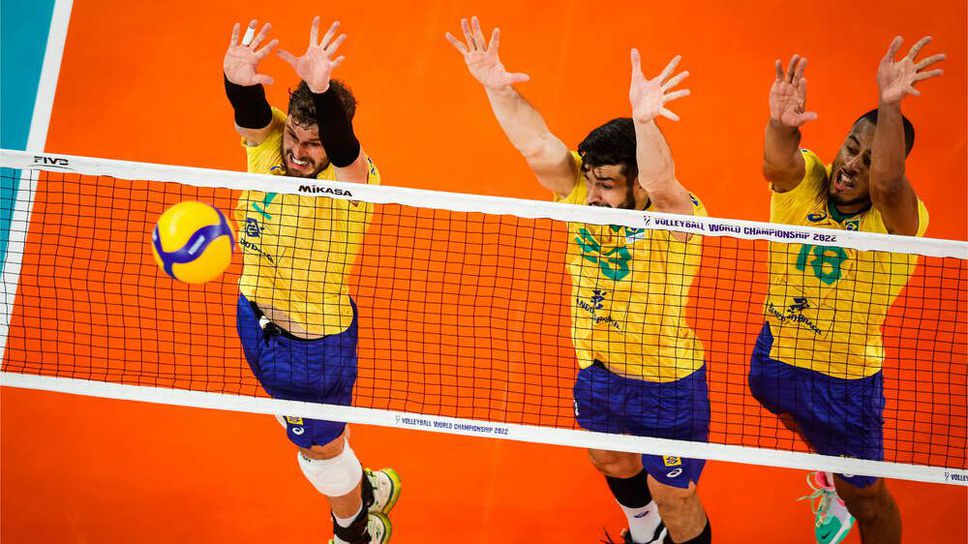 Бразилия обърна драматично Куба в мач №1 на Световното 🏐