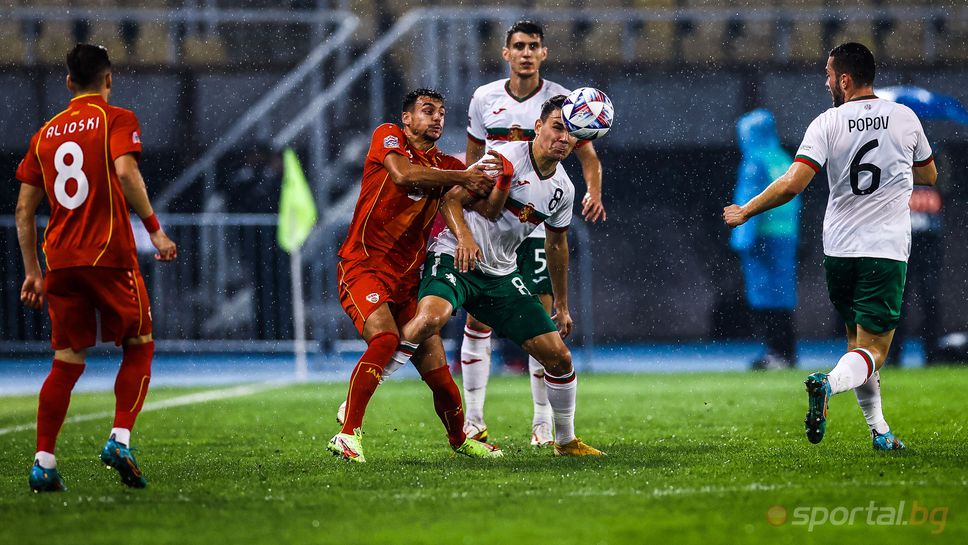 България победи Северна Македония в нервен мач и записа първи успех като гост от 4 години