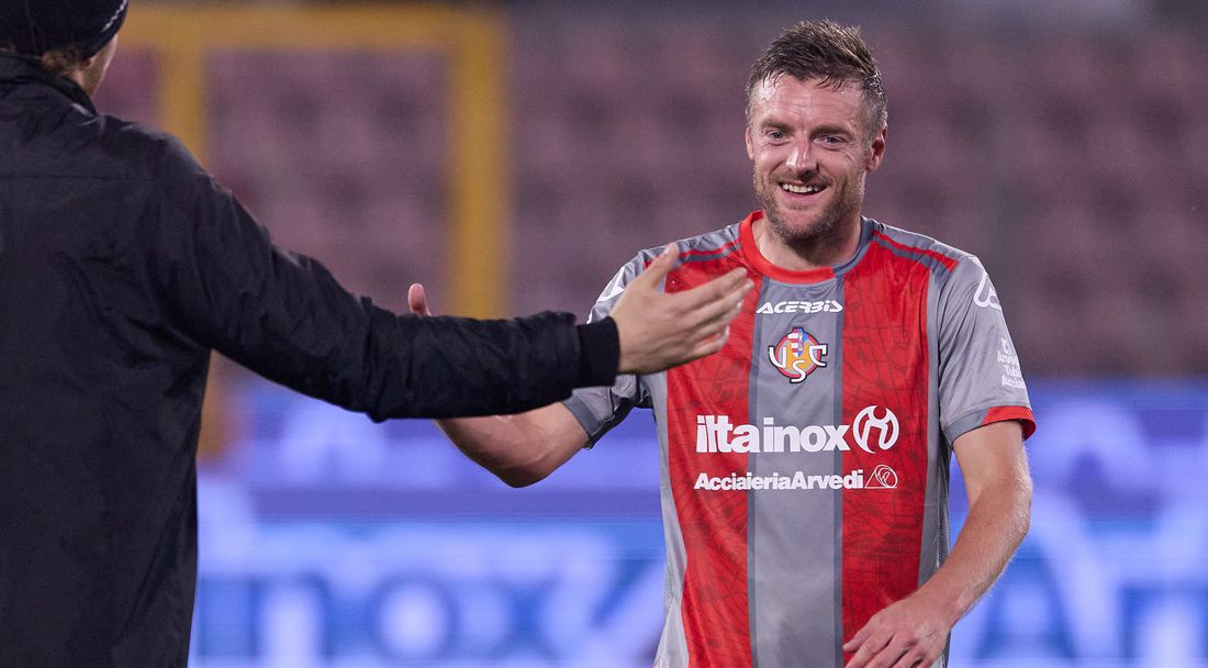 Джейми Варди е "на седмото небе" след първия си гол в Серия А