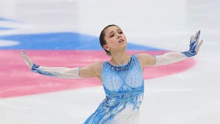 Ками́ла Вали́ева  leg Рускинята Камила Валиева спечели кратката програма в Сочи с нов световен  рекорд