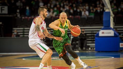 България не успя да вгорчи дебюта на Казис Максвитис начело на Литва