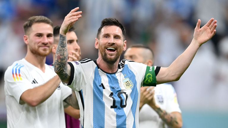 Лионел Меси откри резултата при победата на Аржентина с 2 0
