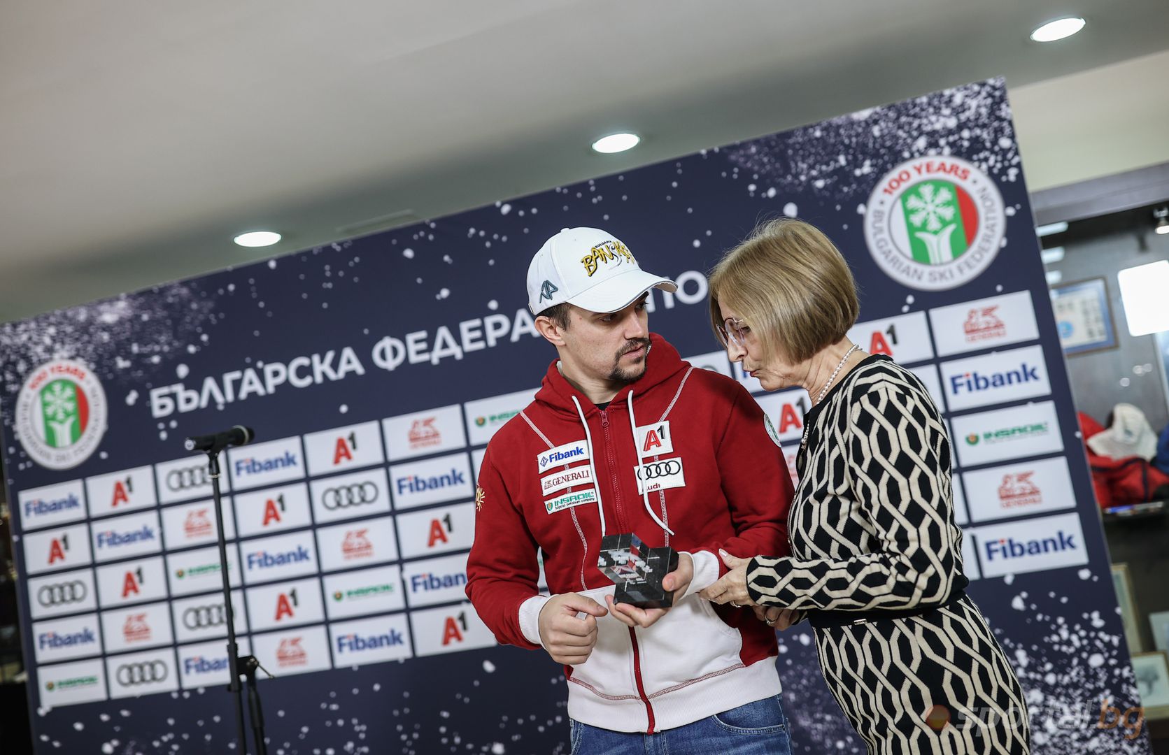 Пресконференция на БФСки с Алберт Попов и Александра Жекова