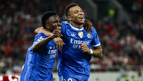 И боговете на Олимп не спряха рецитала на Мбапе, който залепи Реал до лидерите