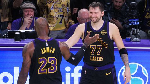  Дончич изравни Джордан и изпревари Меджик в следващ рецитал за Лейкърс 