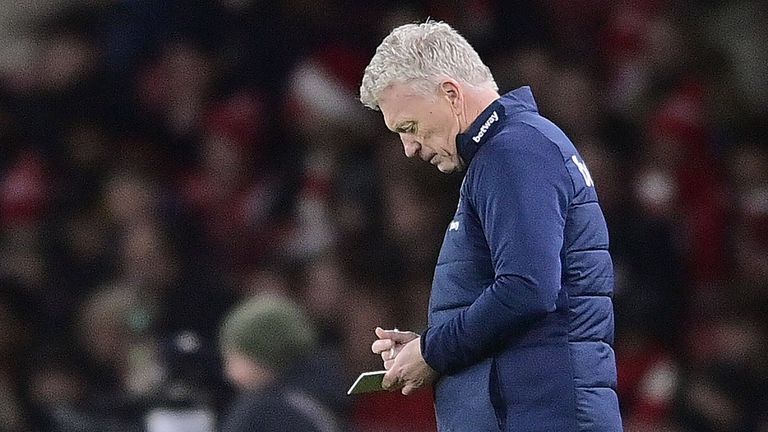 Мениджърът на Уест Хам Дейвид Мойс призна че отборът му