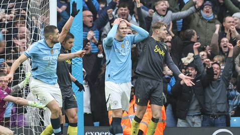 Пропусната дузпа от Холанд удължи мъките на Манчестър Сити