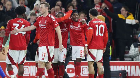 Нотингам Форест излезе трети след успех над Тотнъм и сгъсти още повече облаците над главата на Постекоглу