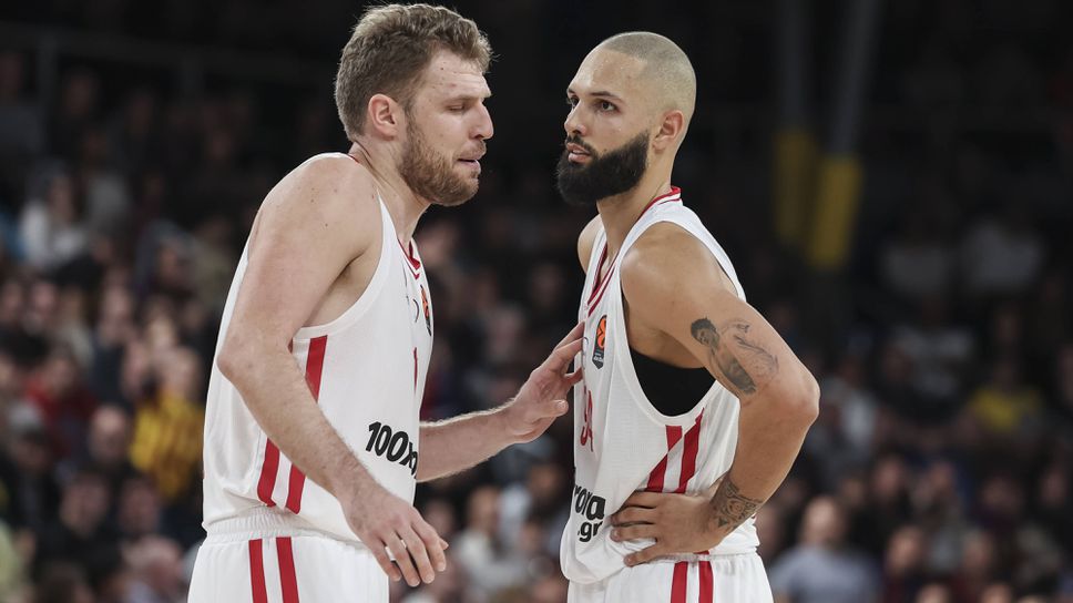 Олимпиакос пропиля преднина от 20 точки, но някак оцеля след късна драма в Болоня