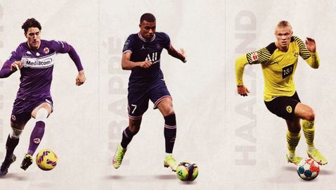  Мбапе, Холанд, Влахович? Кой е вкарал най-вече преди да навърши 22 години? 