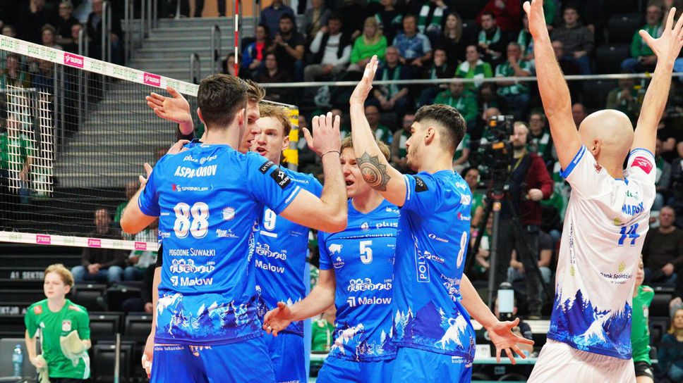 Страхотен Аспарух Аспарухов с 15 точки, Шлепск с важна победа в Полша