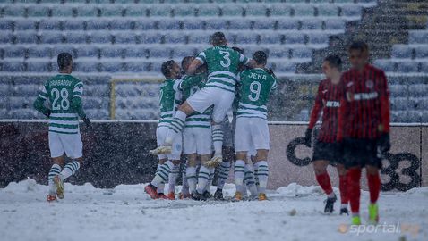  Черно море пречупи Локомотив (София) на заснежения 