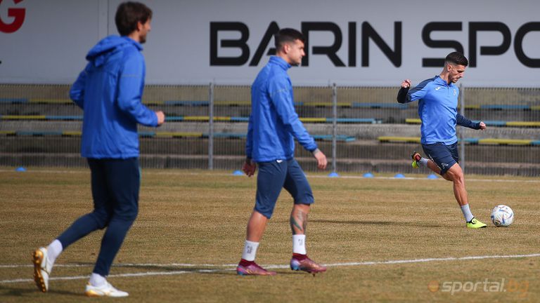 Футболистите на Левски проведоха тренировка за предстоящата среща с Берое