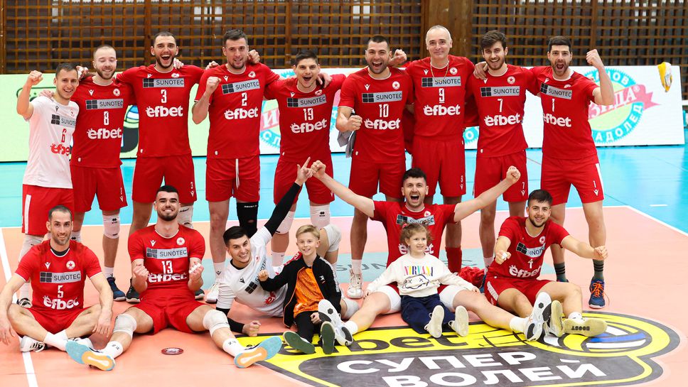 ЦСКА измъкна голямото дерби с Хебър и се върна начело в Efbet Супер Волей