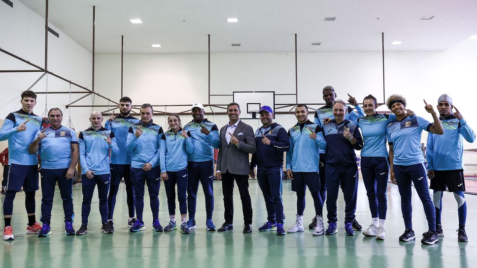 Открита тренировка на националният отбори по бокс преди олимпийската квалификация в Италия
