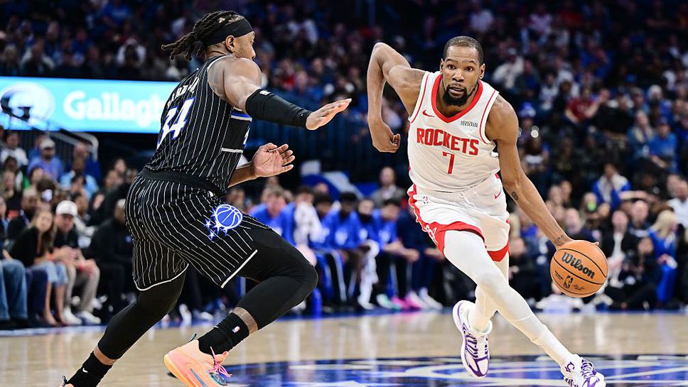 Хюстън надви Орландо след 40 точки на Кевин Дюрант, Сан Антонио не спира с победите