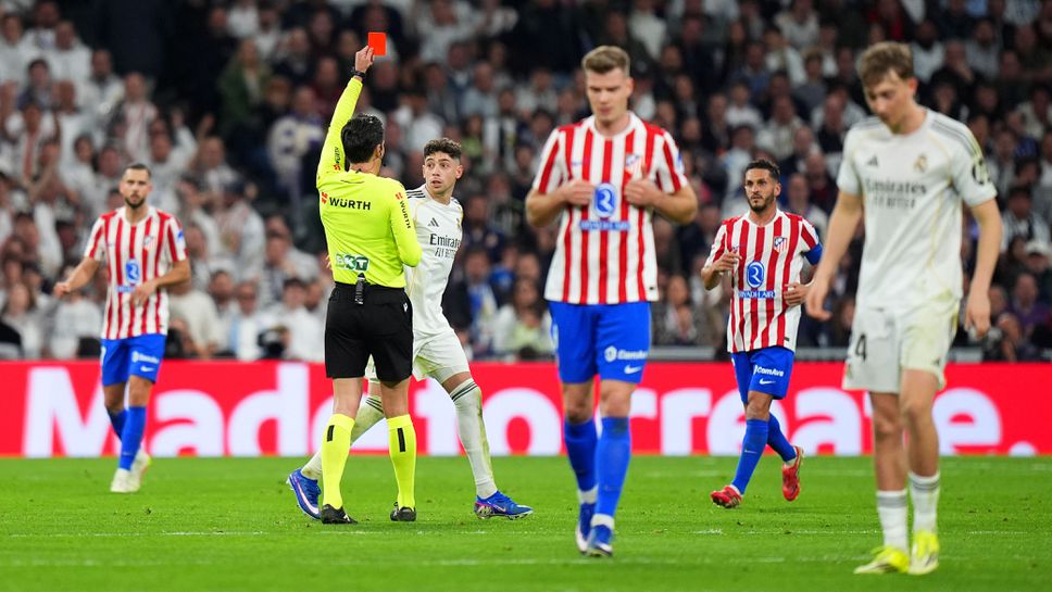 От Атлетико са недоволни от наказанието на Валверде - направиха паралел с решение, облагодетелствало "белите"