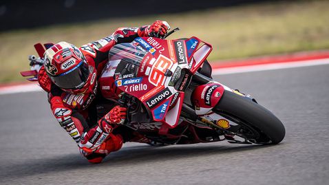 Марк Маркес се доближи до рекорда в Остин в пълната с падания официална тренировка