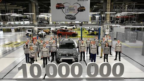 Dacia произведе 10 милиона коли