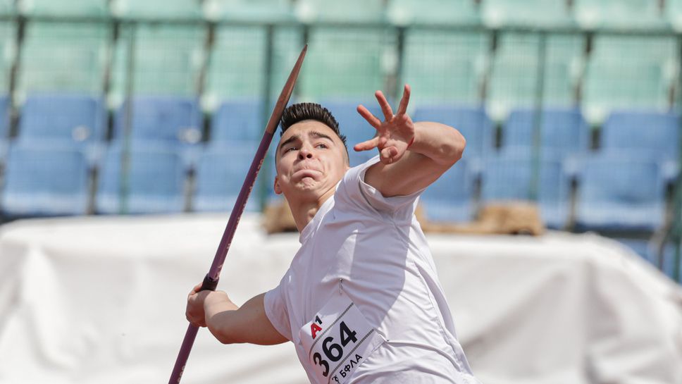 Димитър Воденичаров постави нов национален рекорд на копие за момчета под 16 г.
