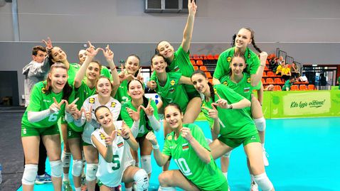 Девойките на България U16 се класираха за ЕвроВолей 2025 след лесна победа над Грузия