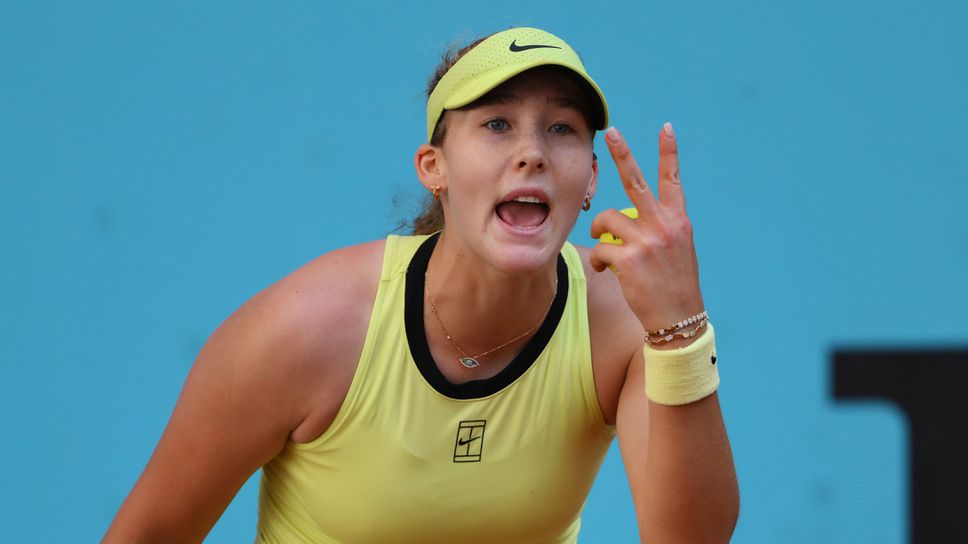 Мира Андреева отново е на 1/4-финал в Мадрид