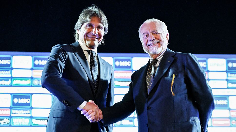 Президентът на Наполи благодари на Конте