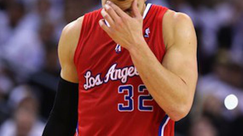 Контузия на Грифин прекъсна рекордна серия