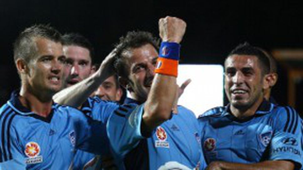 38-годишният Дел Пиеро не спира да бележи в Австралия, вижте поредния му гол (видео)