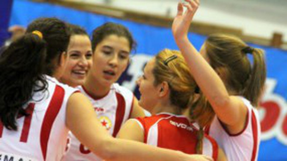 ЦСКА е първият финалист в НВЛ при жените