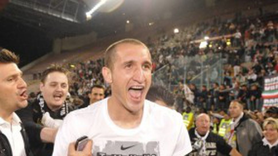 Киелини посвети титлата на Буфон и Дел Пиеро