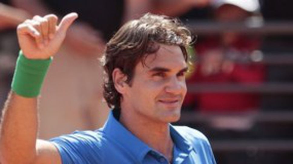 Рутинна победа за Федерер в Рим