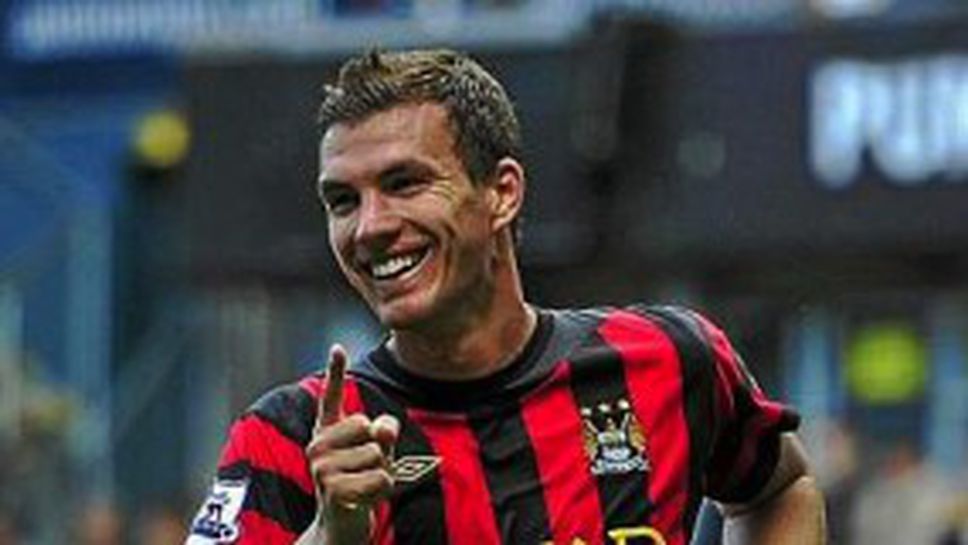 Малага иска под наем Джеко или Адебайор