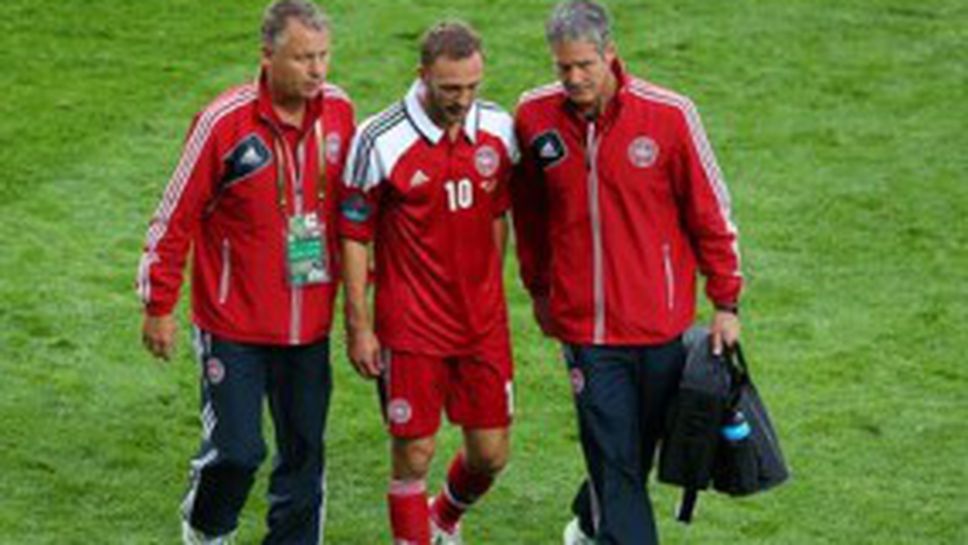 Капитанът на Дания аут за мача с Германия